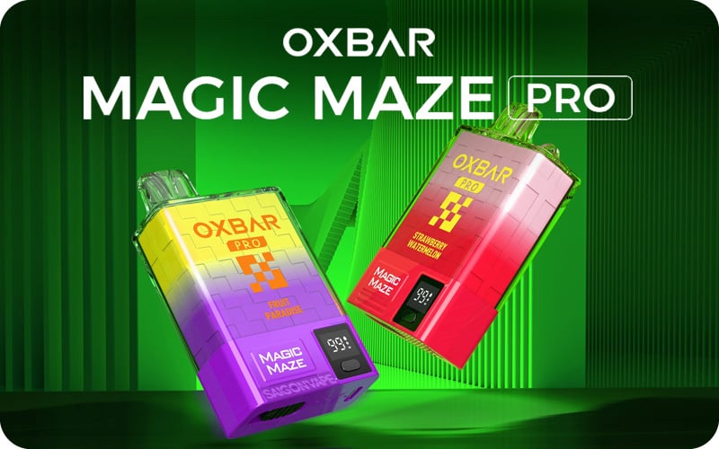 Review Vape Pod Dùng 1 Lần 10000 Hơi OXVA OXBAR Magic Maze Pro